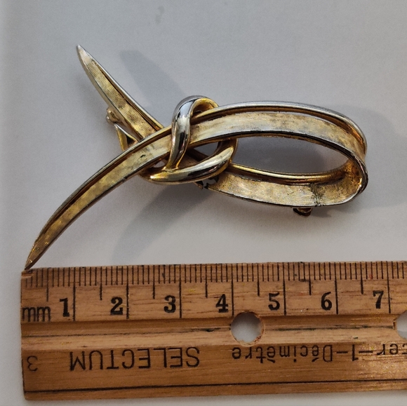 Modernist Marcel Boucher Tie Knot Brooch - Picture 6 of 16